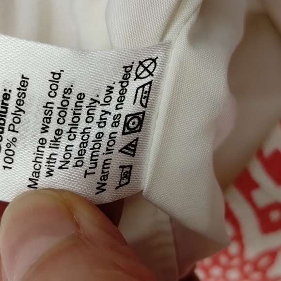 J. Crew Factory Pencil Skirt Size 2 Pink White Star Pattern Cotton - Picture 7 of 11